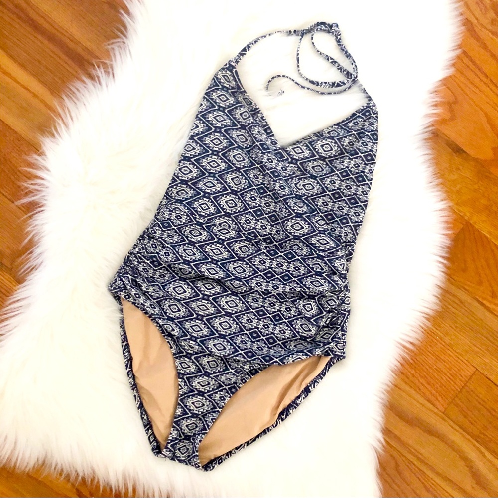 J. CREW | Ruched One Piece Swimsuit Sz. 6